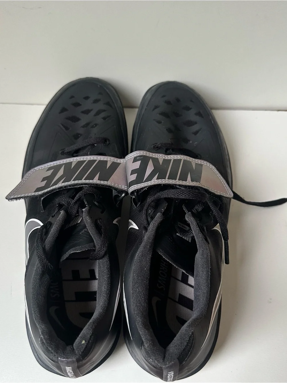 Nike Zoom SD 4 Track & Field Throwing Shoes Black Silver Men's Size 9
